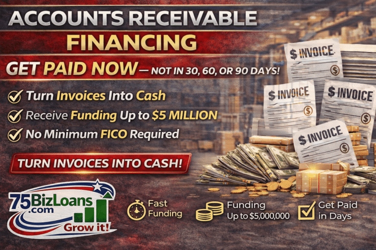Accounts Receivable Financing: Get Paid Now... Not in 30, 60, or 90 Days 1 Accounts Receivable Financing for manufacturing, staffing and logistics companies needing working capital