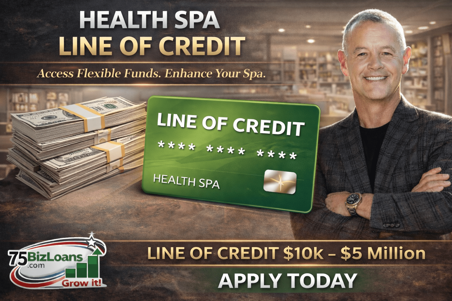 Line of Credit $10k - $5 Million APPLY TODAY