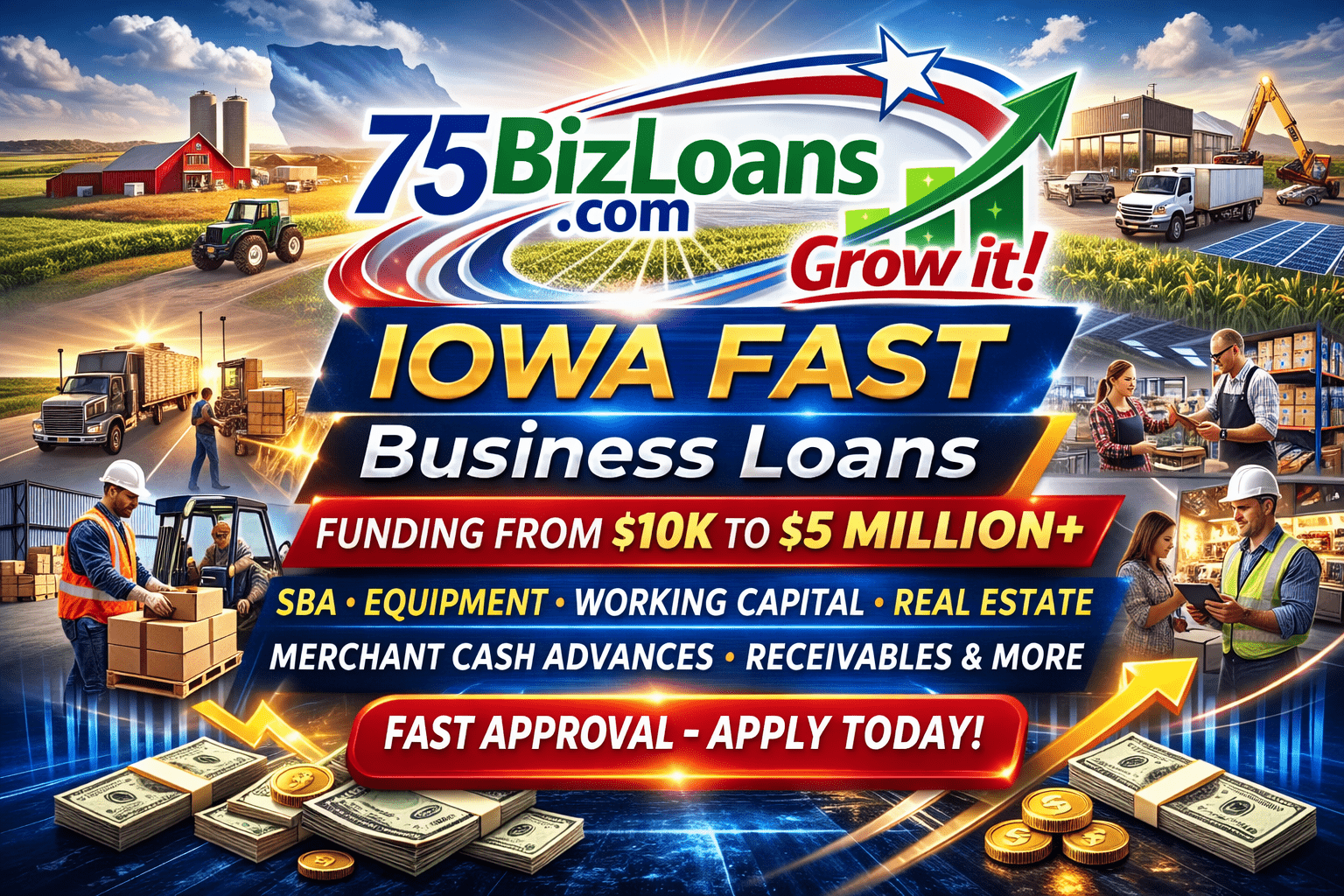 Iowa Business Loans commercial financing for growing Iowa businesses