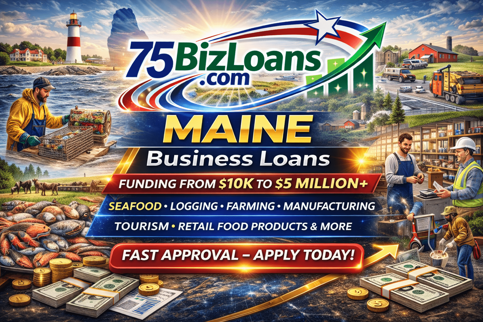 Maine Business Loans commercial financing for Maine businesses