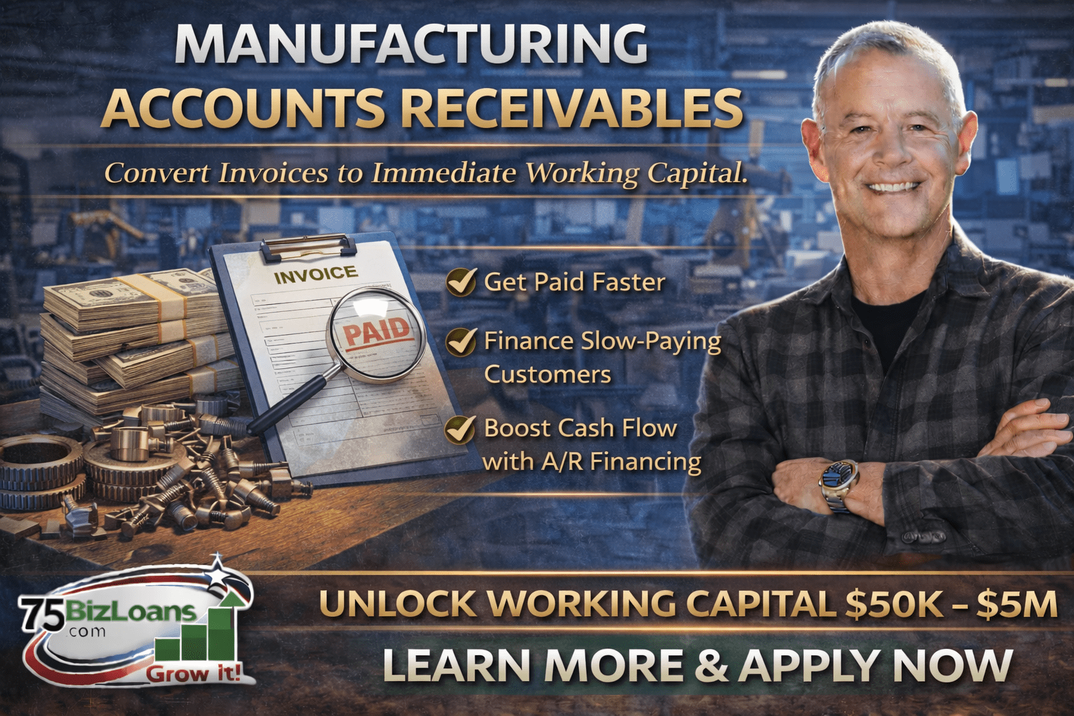 Manufacturing Accounts Receivables Financing turning manufacturer invoices into working capital