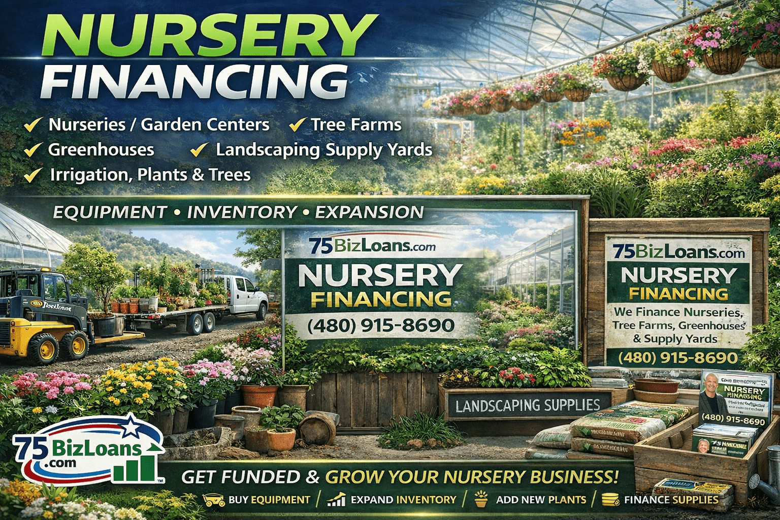 nursery financing for plant nurseries greenhouse equipment trucks inventory and horticulture business growth