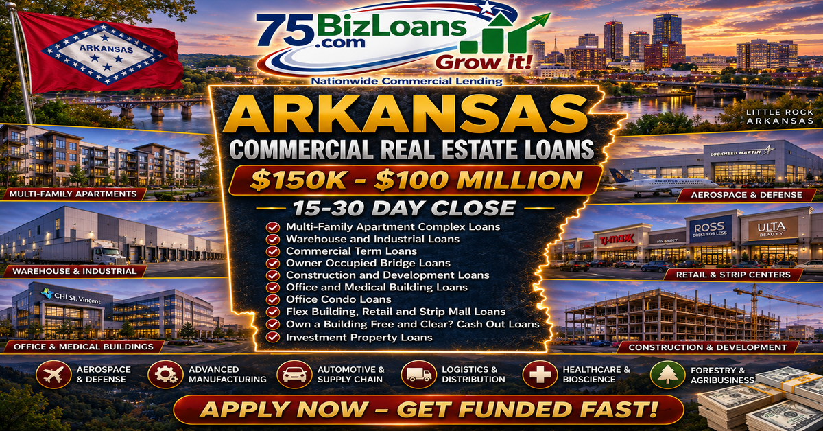 Arkansas commercial real estate banner
