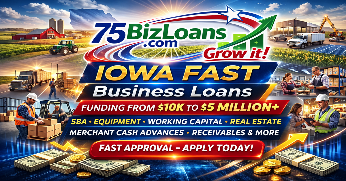 Iowa business loans for manufacturing, agriculture and insurance companies in Des Moines, Cedar Rapids and Davenport