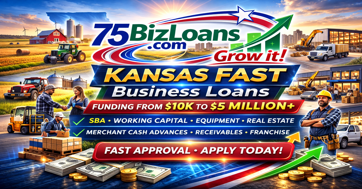 Kansas business loans for aerospace, agriculture and manufacturing in Wichita, Kansas City, Overland Park and Topeka
