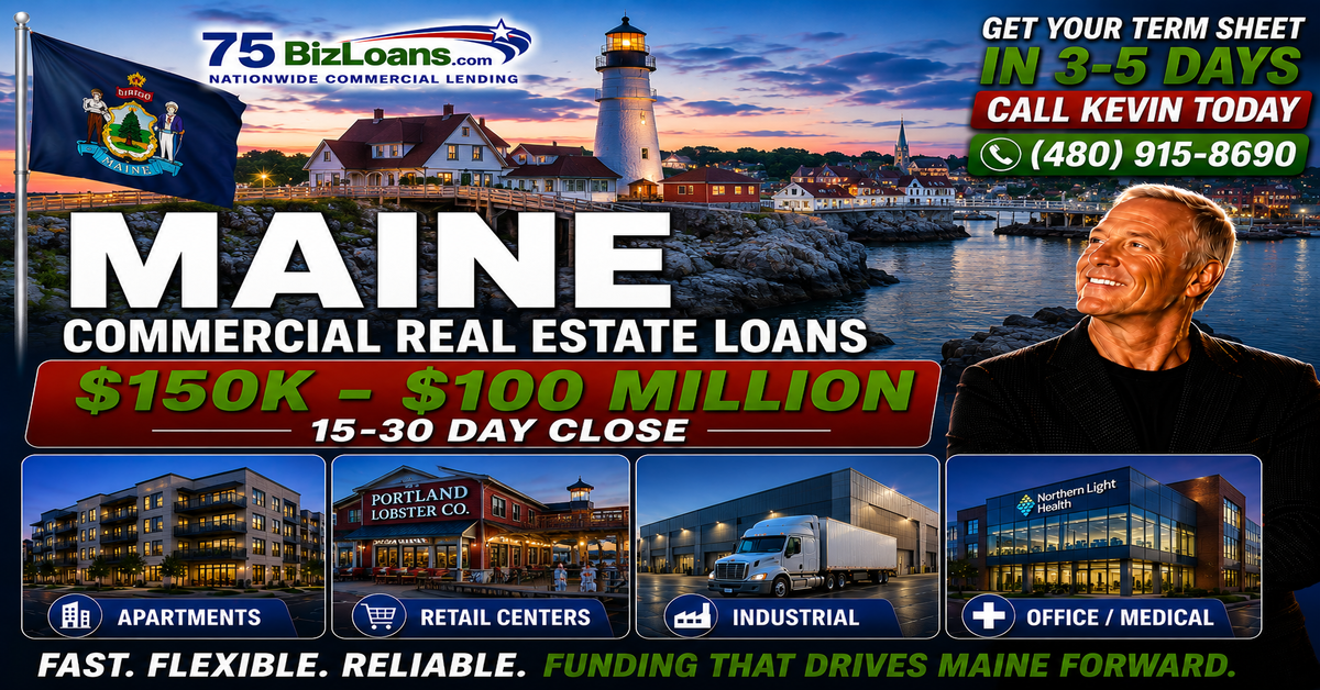 Maine commercial real estate loans banner