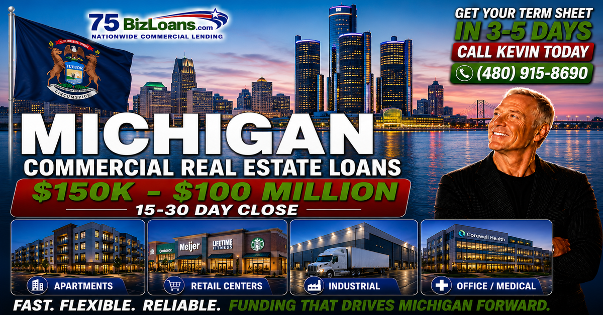 Michigan commercial real estate loans banner