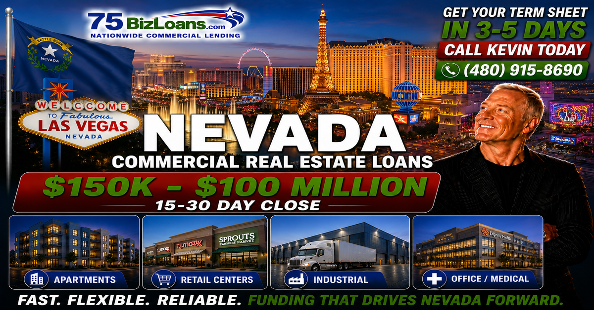 Nevada commercial real estate loans banner