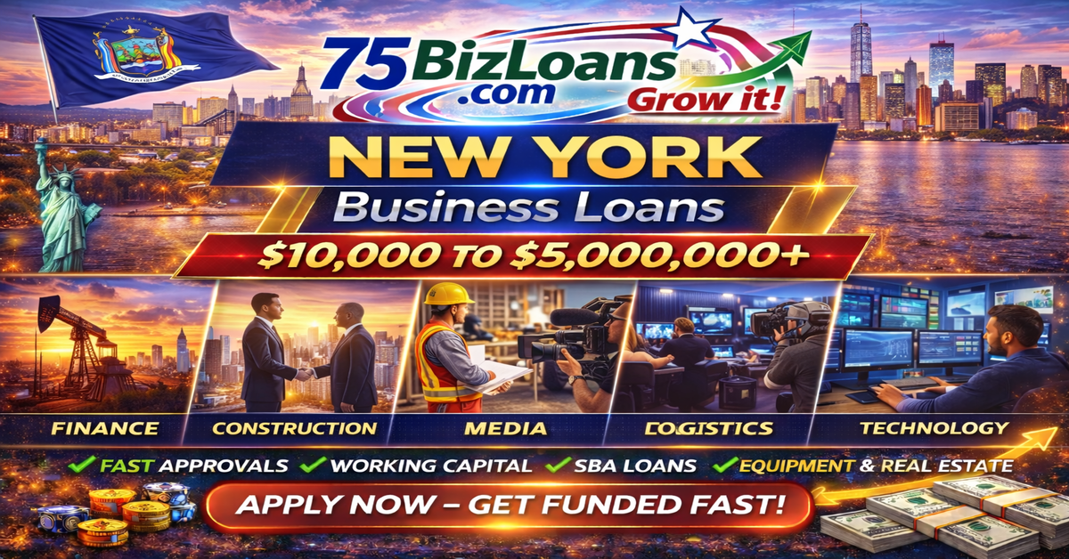 New York Business Loans 1 New York business loans for finance, real estate and small business owners in NYC, Buffalo and Rochester