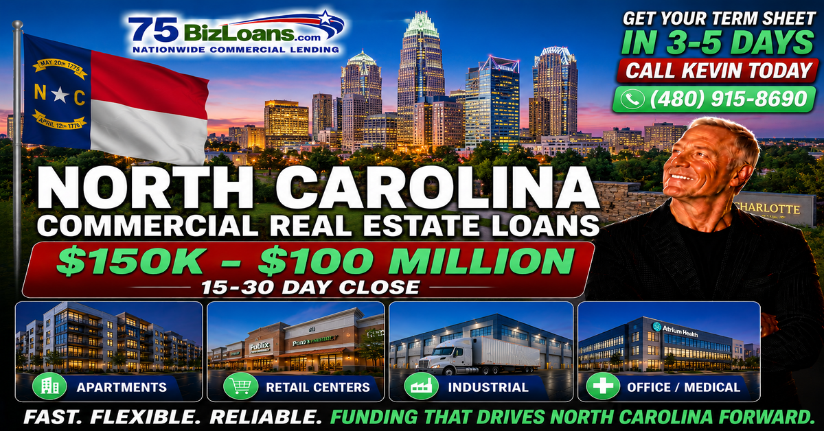 north carolina commercial real estate loans banner