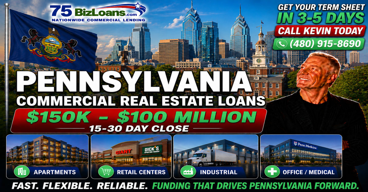 Pennsylvania commercial real estate loans banner