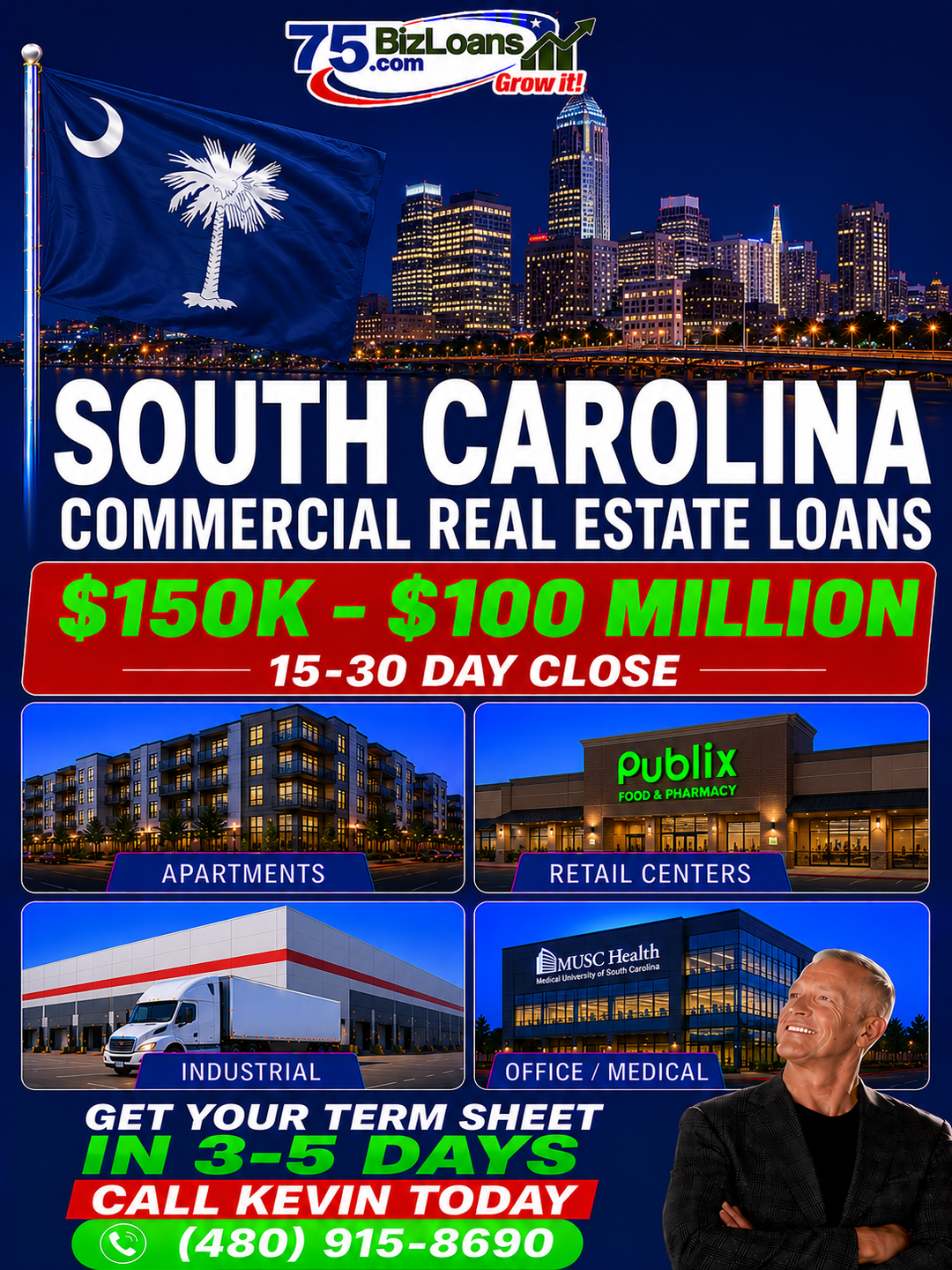 South Carolina commercial real estate loans banner