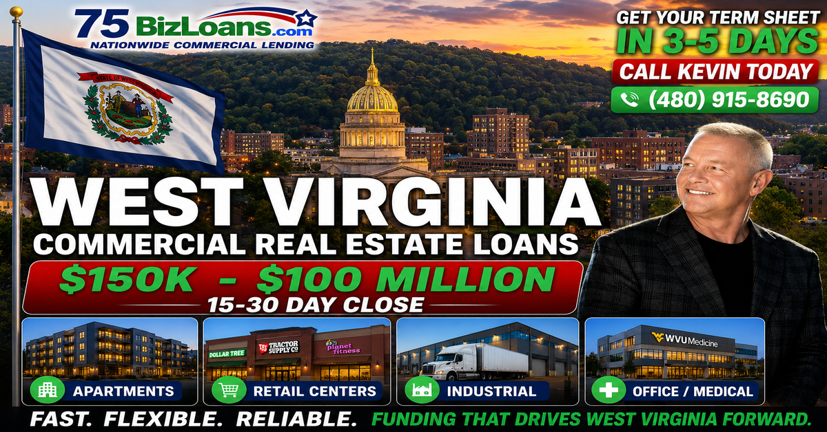 West Virginia commercial real estate loans banner